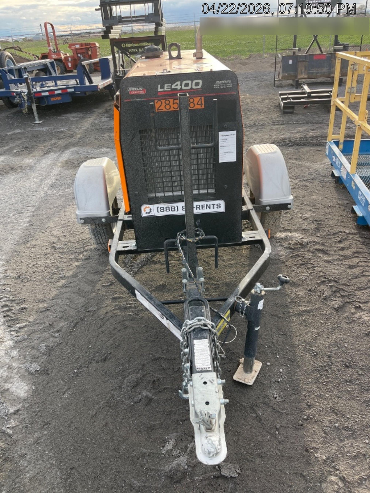 2022 Lincoln Electric LE400 Kubota V1505, Trlr, Cable Rack, Light Kit, ES Decals, T3