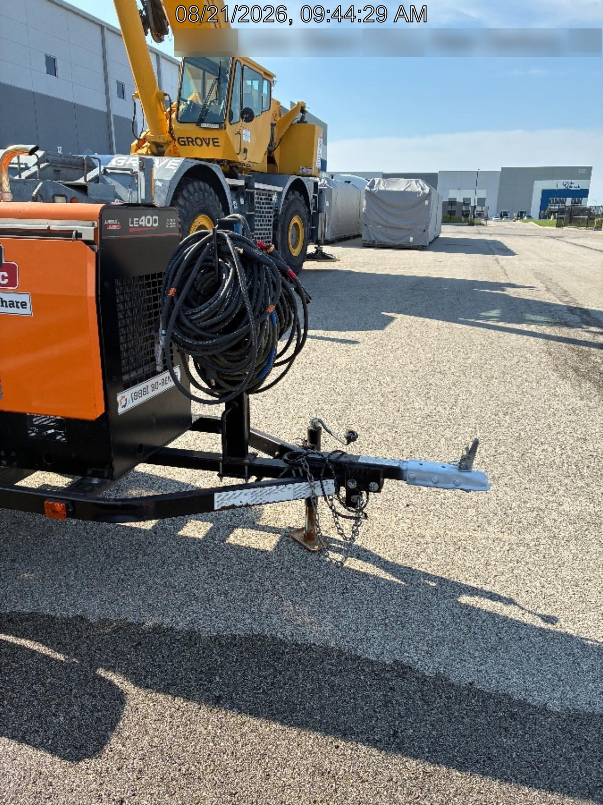 2022 Lincoln Electric LE400 Kubota V1505, Trlr, Cable Rack, Light Kit, ES Decals, T3