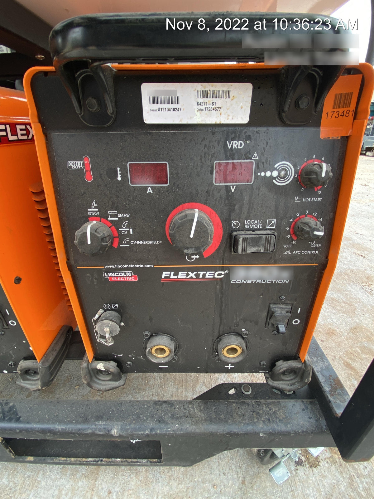 2021 LINCOLN ELECTRIC FLEXTEC 350X