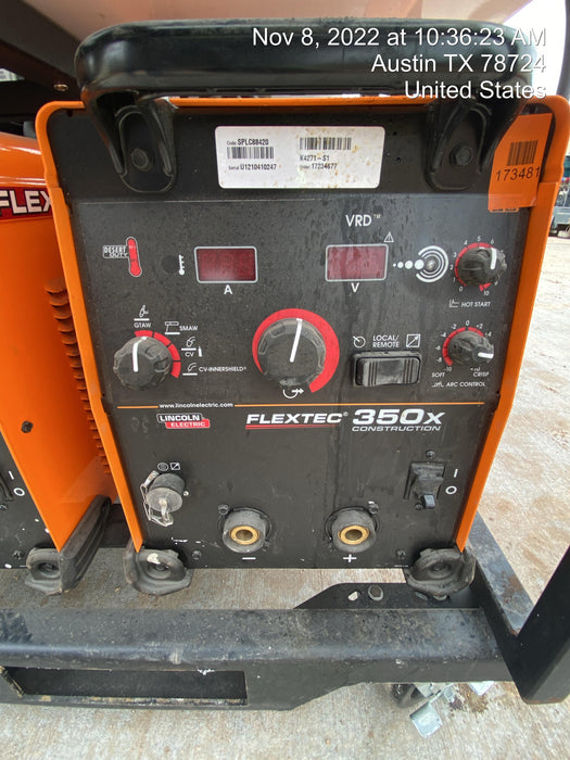 2021 LINCOLN ELECTRIC FLEXTEC 350X