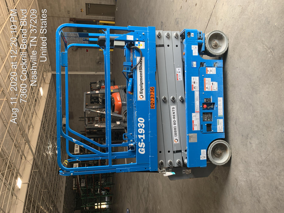 2020 Genie GS-1930 Fixed rails with chain entry gate - Pre A92.20