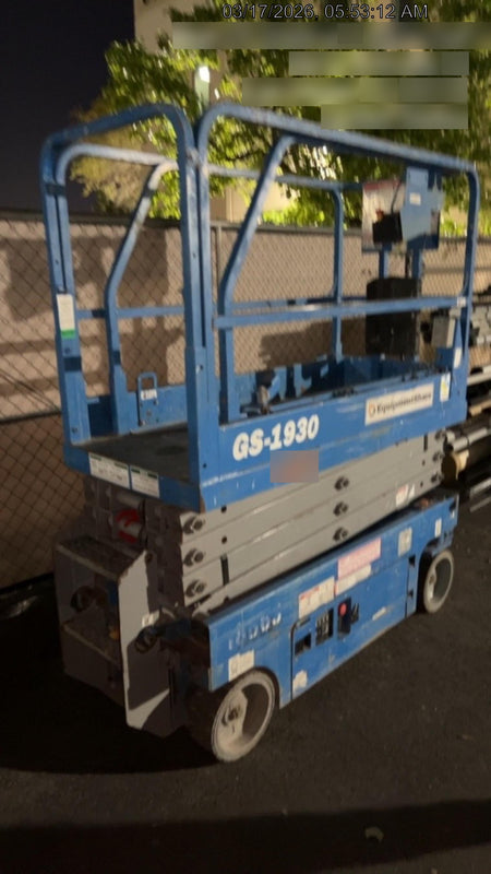 2018 Genie GS-1930 Genie GS-1930 Scissor Lift w/Standard Options