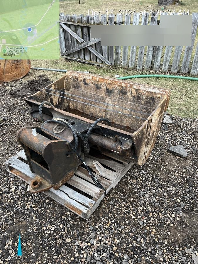 2023 GEITH 48" Grading Swivel Bucket
