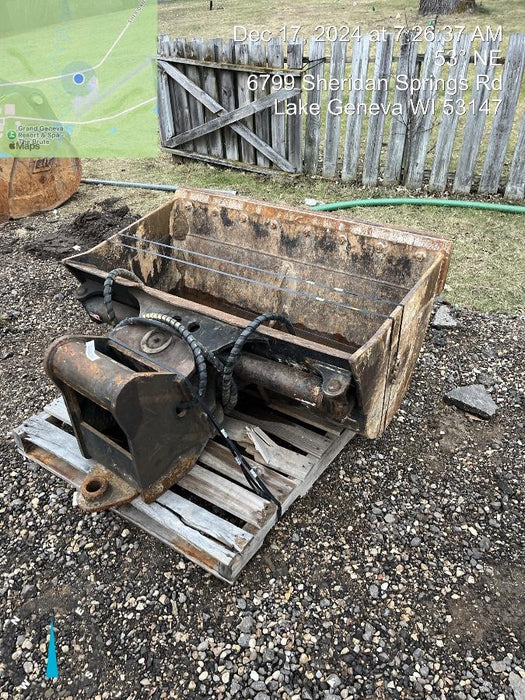 2023 GEITH 48" Grading Swivel Bucket