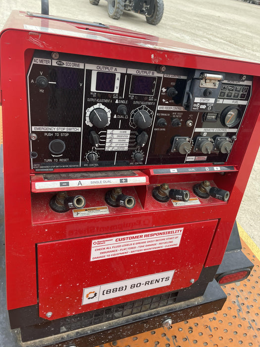 2022 Shindaiwa DGW400MDL Kubota D902 Engine, 23 HP, Dual Op Welder, Wire, Arc, Droop Stick, Tig, and CC Stick Functionality, Simulphase, 3 Phase and 1 Phase Gen Output, Single Axle NB Trlr, Slr Trckl Chrg 12V 12W, Fire Ext