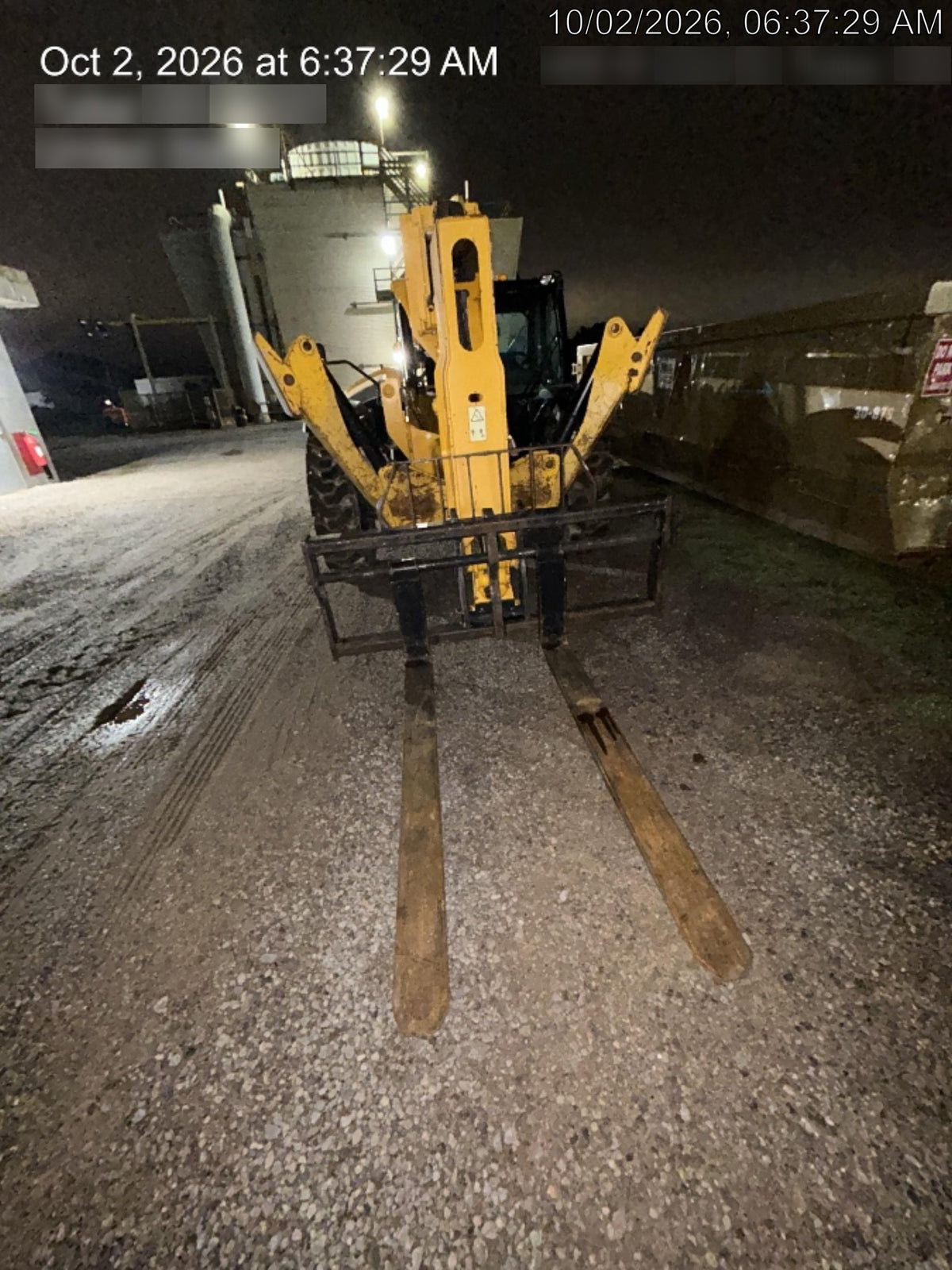 2019 JCB 512-56 Cab/Heat/Air, 109 HP, Solid Tires, STD Worklight, Beacon, Aux Hydraulics, Lifting Eye, Back up Alarm w/66" Carriage/60" Forks