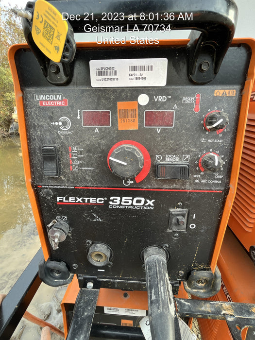 2022 LINCOLN ELECTRIC FLEXTEC 350X