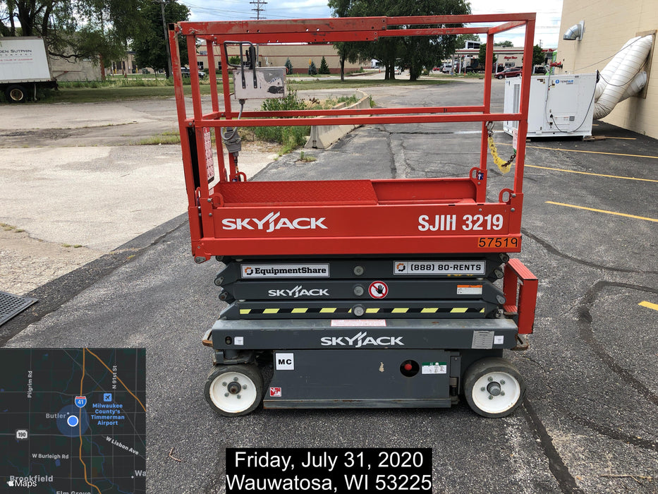 2016 Skyjack SJIII-3219 Standard Rental Specs