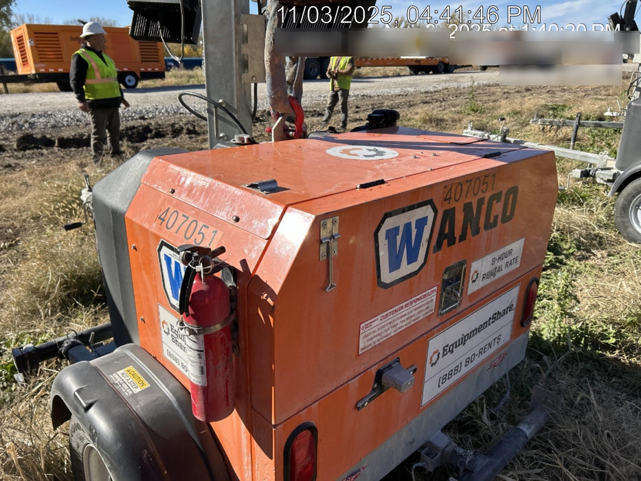 2024 Wanco WLTT-4MM4K Diesel, Deep Sea Controller, Shore Power Plug, Auto Start, (4) 350W LED Floodlights, 4kW Generator, 60 Gal Fuel Tank, 2" Ball, T3