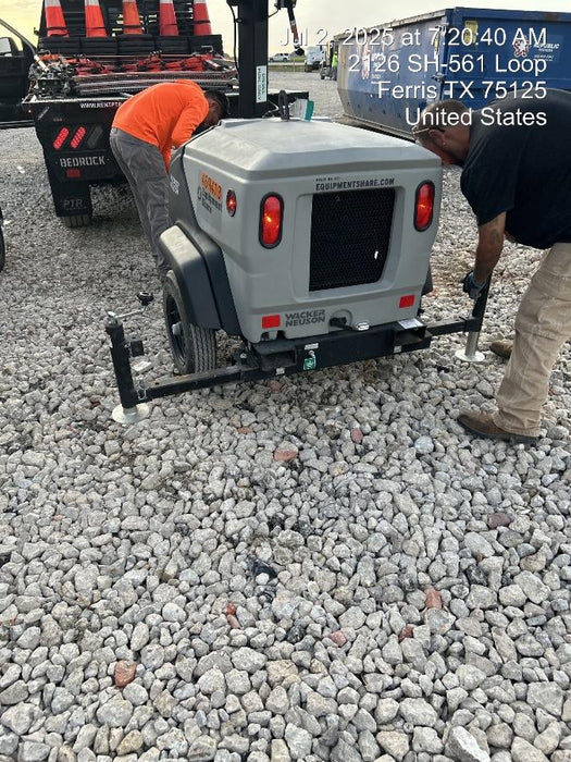 2024 Wacker Neuson LTT4 Diesel, Kohler KDW702, Deep Sea Controller, Auto Start, LED 320W, Bypass Outlet, T3