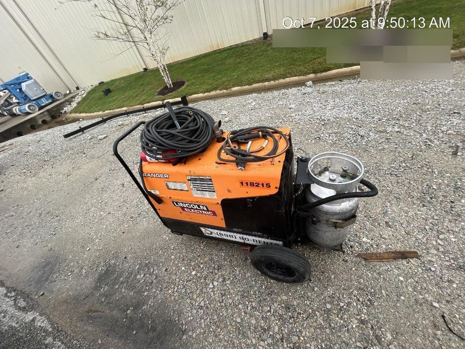 2020 Lincoln Electric Ranger 305 LPG Kohler Engine, One-Pak