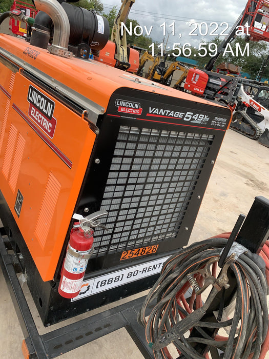 2022 Lincoln Electric Vantage 549X Crosslink Technology, Trailer Mounted, ES Decals, T3