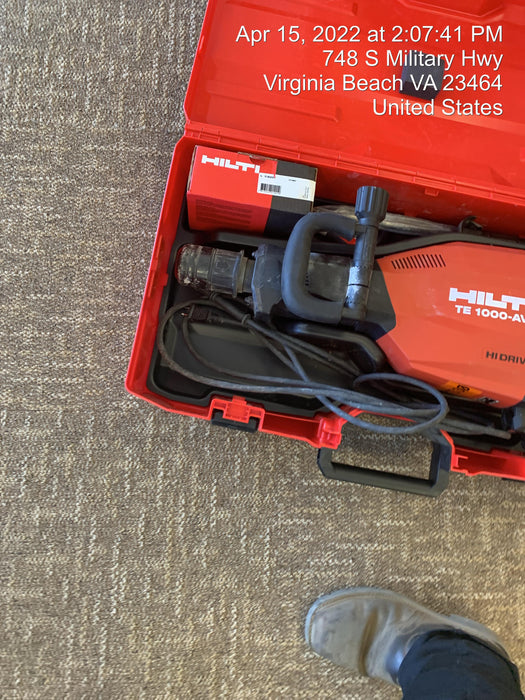 2021 HILTI TE 1000-AVR