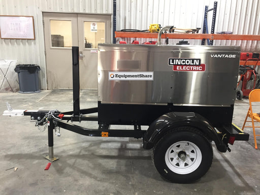 2019 Lincoln Electric Vantage 322 Ready-Pak 3, Two Wheel Trailer, Fender and Light Kit, Cable Rack