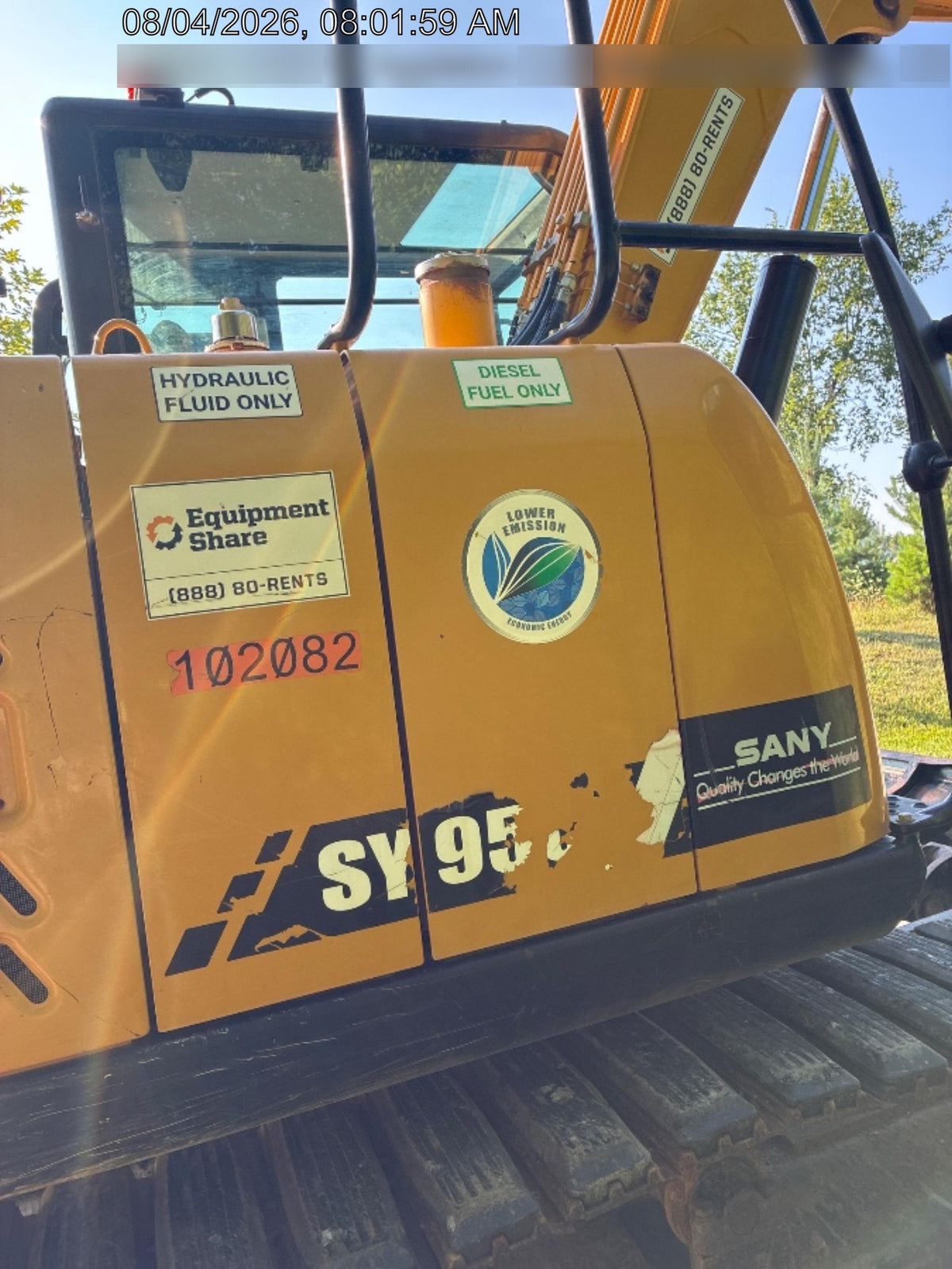 2020 SANY SY95C