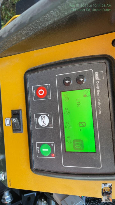 2022 Allmand NLV3GR (4) LED Light Fixture 350W, 23' Vertical Mast, 3kW Prime, Towable, Deep Sea L401, Leveling Jacks, Yanmar T4F 5.8hp