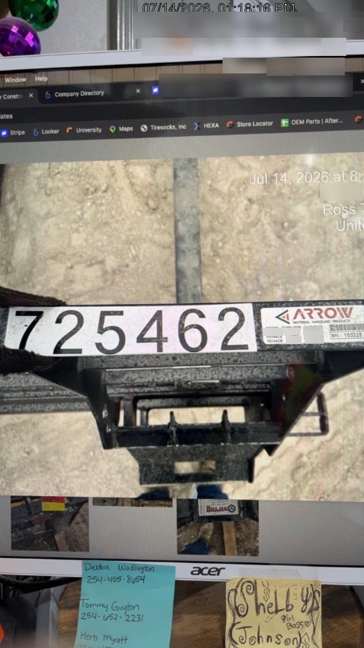 2026 ARROW MATERIAL HANDLING 72" Pallet Forks - Arrow