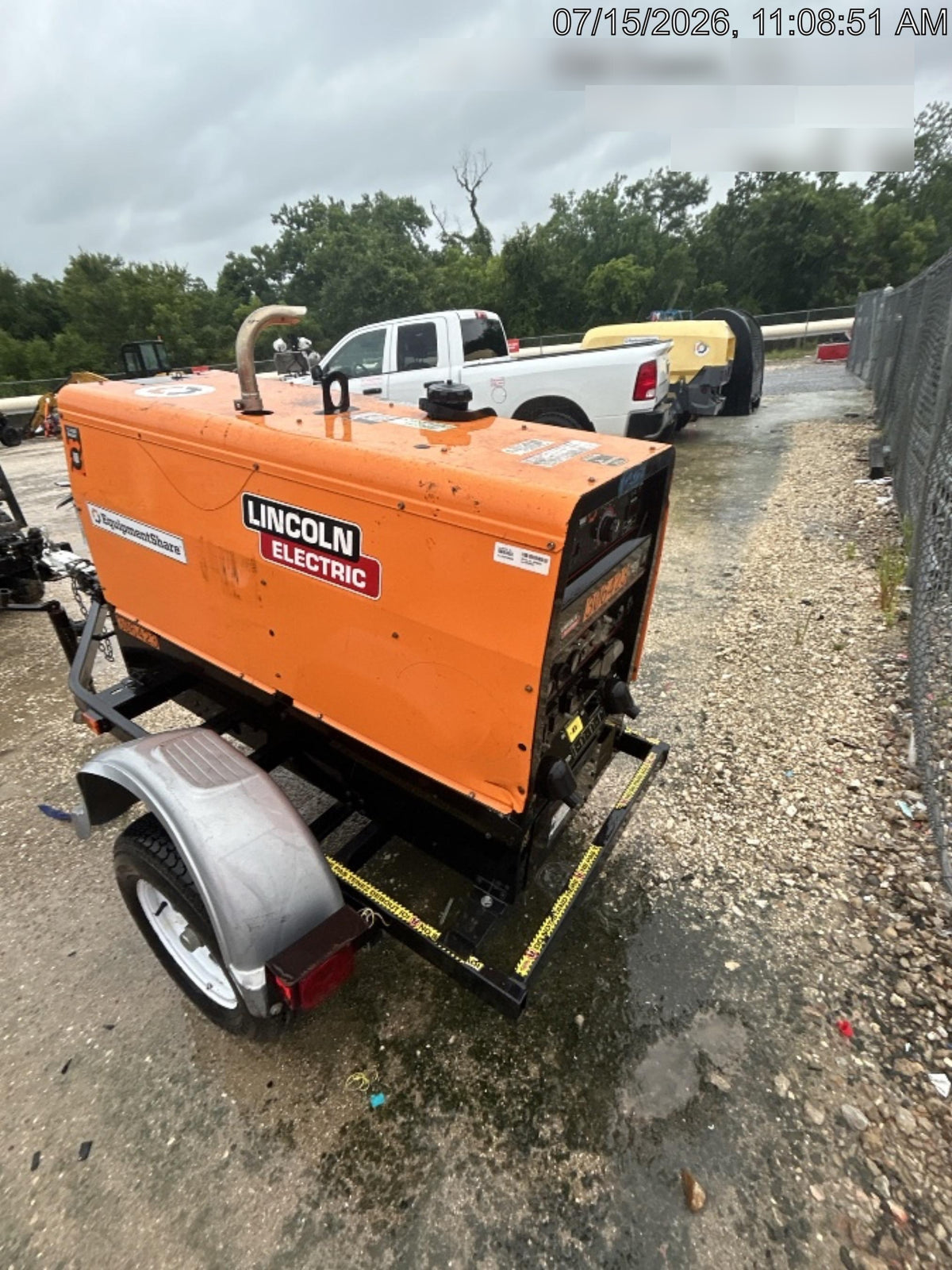 2023 Lincoln Electric LE400 Kubota V1505, Trlr, Cable Rack, Light Kit, ES Decals, T3