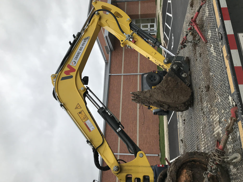2020 Wacker Neuson EZ36 MX,TRK,LONG,CANOPY w/QC Coupler, 12"/18"/24" HD Buckets