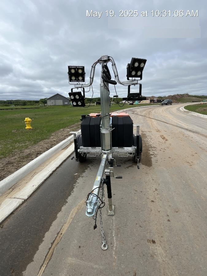 2024 Wanco WLTT-4MM4K Diesel, Deep Sea Controller, Shore Power Plug, Auto Start, (4) 350W LED Floodlights, 4kW Generator, 60 Gal Fuel Tank, 2" Ball, T3