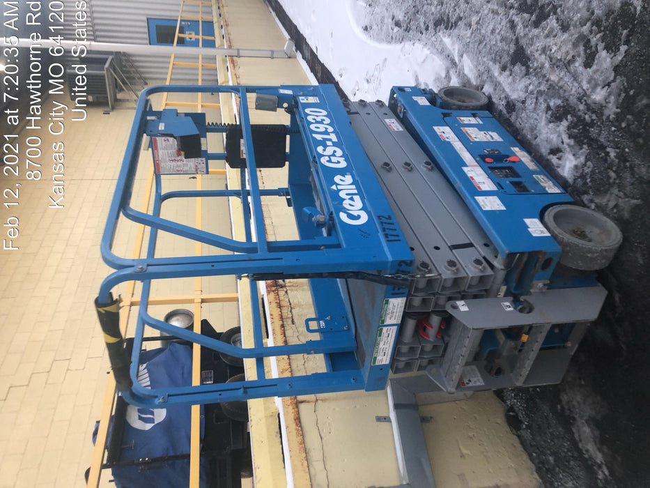 2018 Genie GS-1930 Genie GS-1930 w/Fixed Rail, Chain Entry