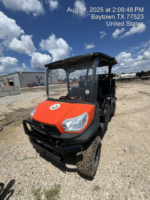 2021 Kubota RTV-X1140W-H Plastic Canopy, Windshield Acrylic Clear, LED Strobe Light, Wire Harness Kit, Back up Alarm