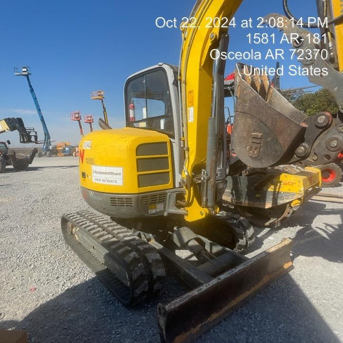2019 Wacker Neuson EZ53 Wacker Neuson EZ53 Enclosed Cab, Rubber Tracks, Long Dipperstick, T4, VDS, Hydraulic Thumb