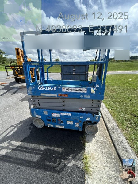 2020 Genie GS-1930 Solid Non Marking Tires, Beacon, Folding rails with half height swing gate
