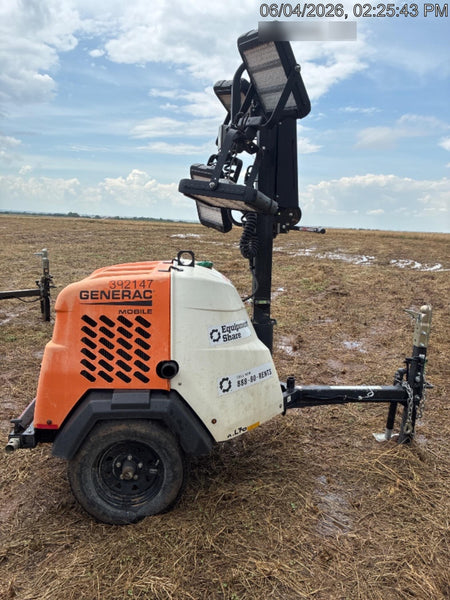 2024 Generac MLT2 Diesel, Flex Switch 120V Input, Powerzone Controller, 
(4) 320W LED Lights, 4kW Generator, 39.9 Gal Fuel Tank, 2" Ball, T3