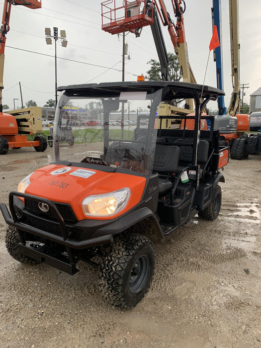 2021 Kubota RTV-X1140W-H Plastic Canopy, Windshield Acrylic Clear, LED Strobe Light, Wire Harness Kit, Back up Alarm