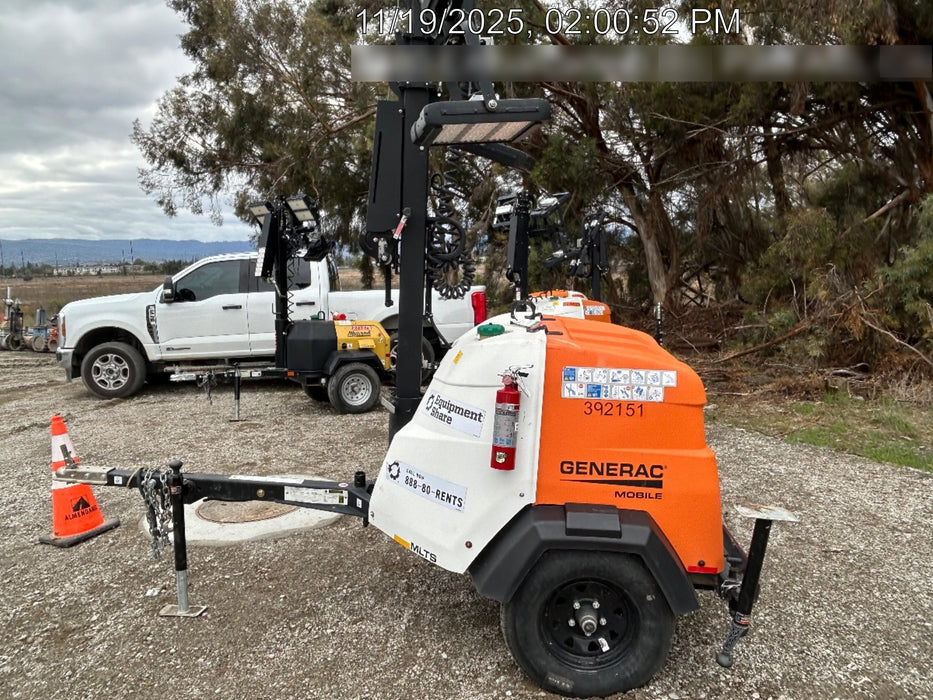 2024 Generac MLT2 Diesel, Flex Switch 120V Input, Powerzone Controller, 
(4) 320W LED Lights, 4kW Generator, 39.9 Gal Fuel Tank, 2" Ball, T3