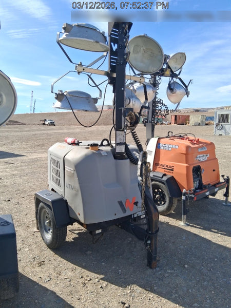 2019 Wacker Neuson LTV6L-MH Wacker Neuson LTV6L Mobile Light Tower w/Fuel Level Sensor Installed