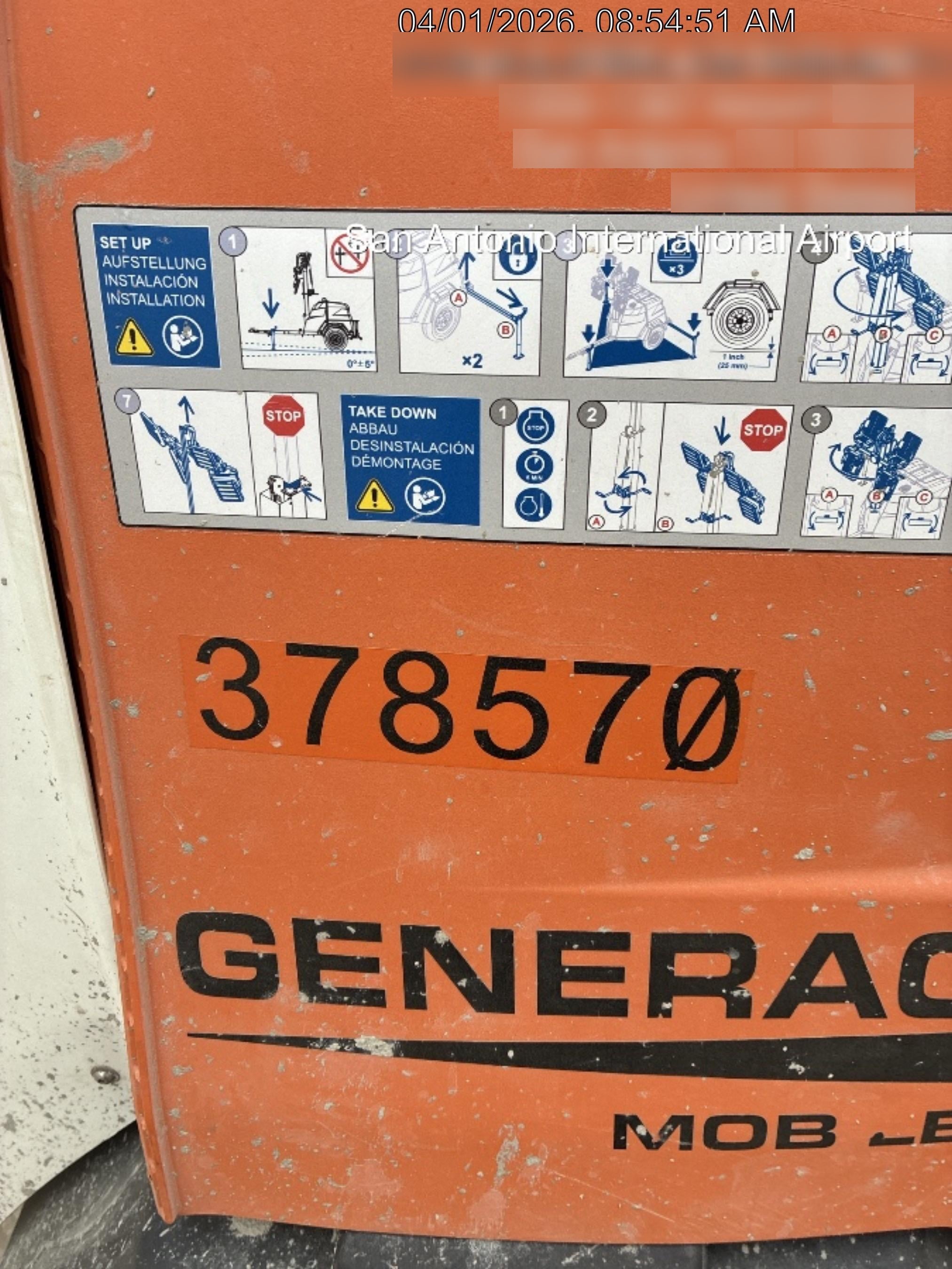 2023 Generac MLT2 Diesel, Flex Switch 120V Input, Powerzone Controller, 
(4) 320W LED Lights, 4kW Generator, 39.9 Gal Fuel Tank, 2" Ball, T3