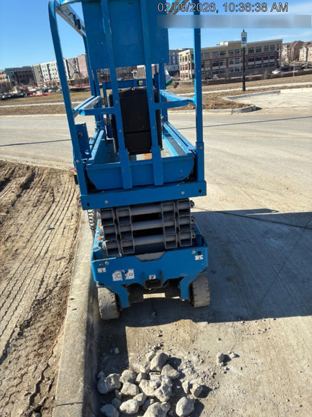 2020 Genie GS-1930 Solid Non Marking Tires, Beacon, Folding rails with half height swing gate