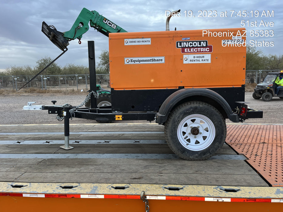 2023 Lincoln Electric LE400 Kubota V1505, Trlr, Cable Rack, Light Kit, ES Decals, T3