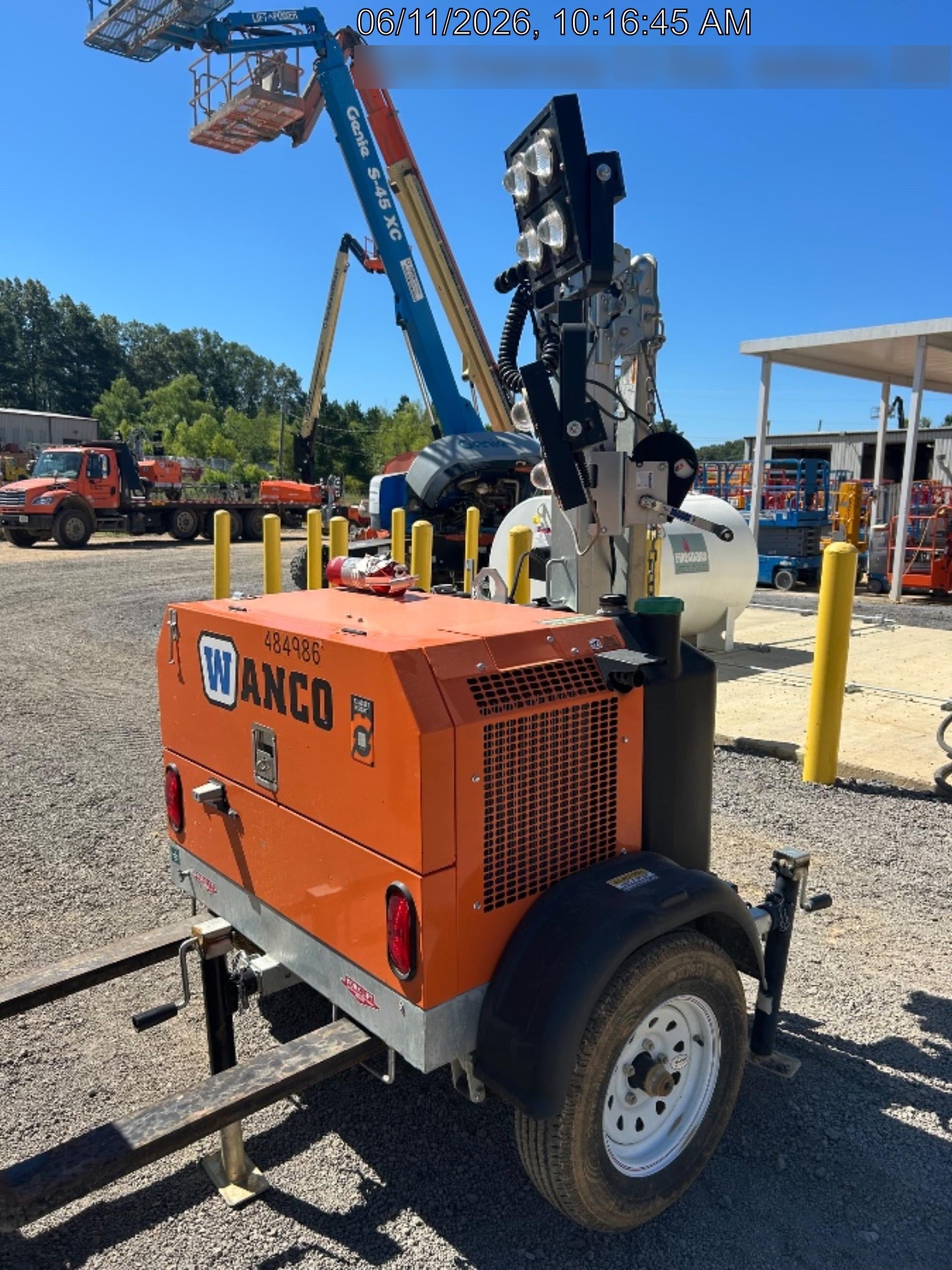 2025 Wanco WLTT-4MM4K Diesel, Mitsubishi L2E, 9.0HP @1800 rpm, Deep Sea Controller, Shore Power Plug, Auto Start, (4) 350W LED Floodlights, 4kW Generator, 60 Gal Fuel Tank, 2" Ball, T3