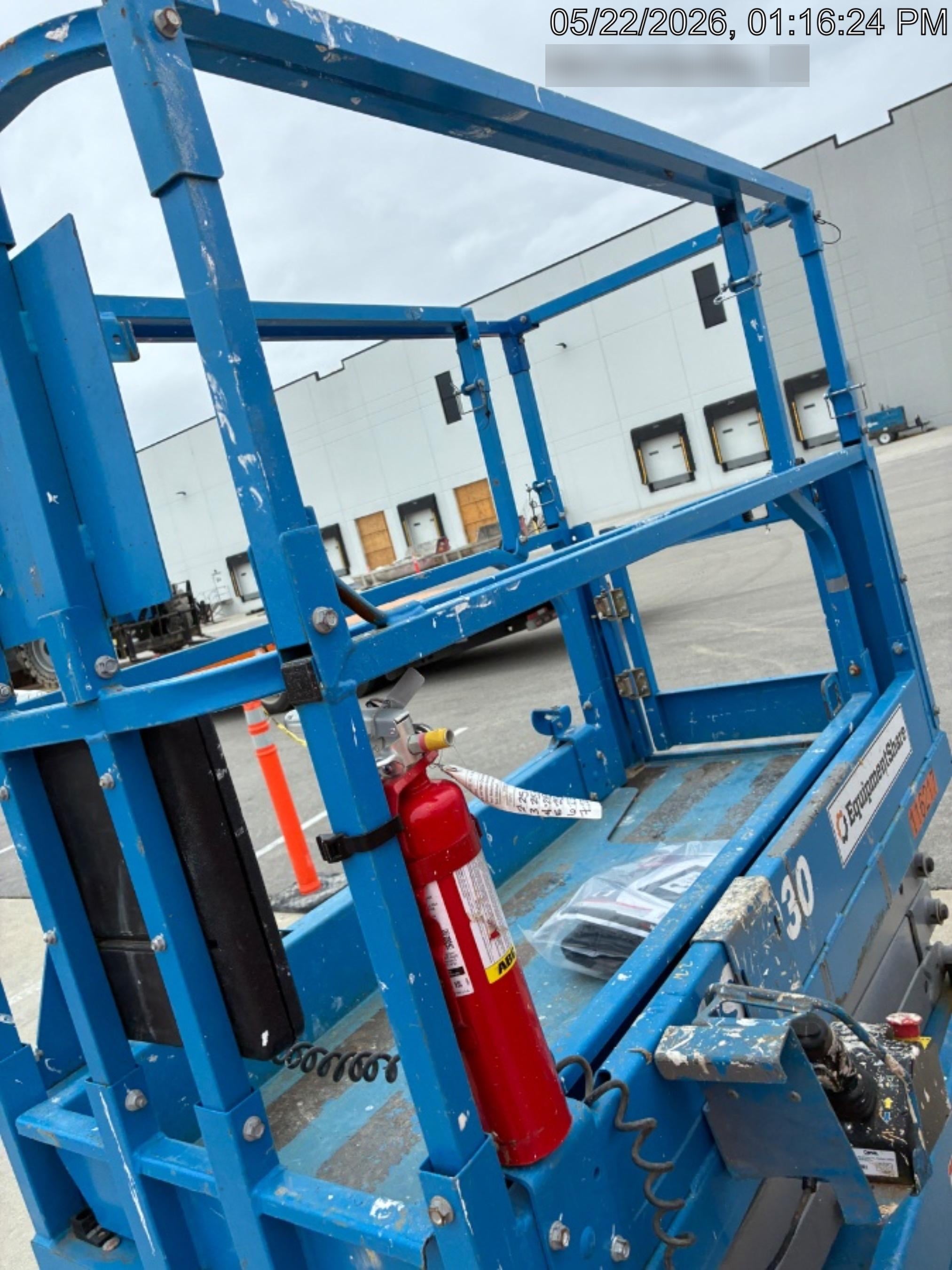 2020 Genie GS-1930 Solid Non Marking Tires, Beacon, Folding rails with half height swing gate