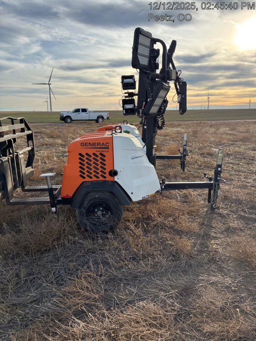 2024 Generac MLT2 Diesel, Flex Switch 120V Input, Powerzone Controller, 
(4) 320W LED Lights, 4kW Generator, 39.9 Gal Fuel Tank, 2" Ball, T3