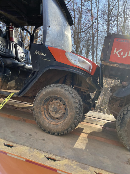 2022 Kubota RTV-X1140W-H Plastic Canopy, Windshield Acrylic Clear, LED Strobe Light, Wire Harness Kit, Back up Alarm