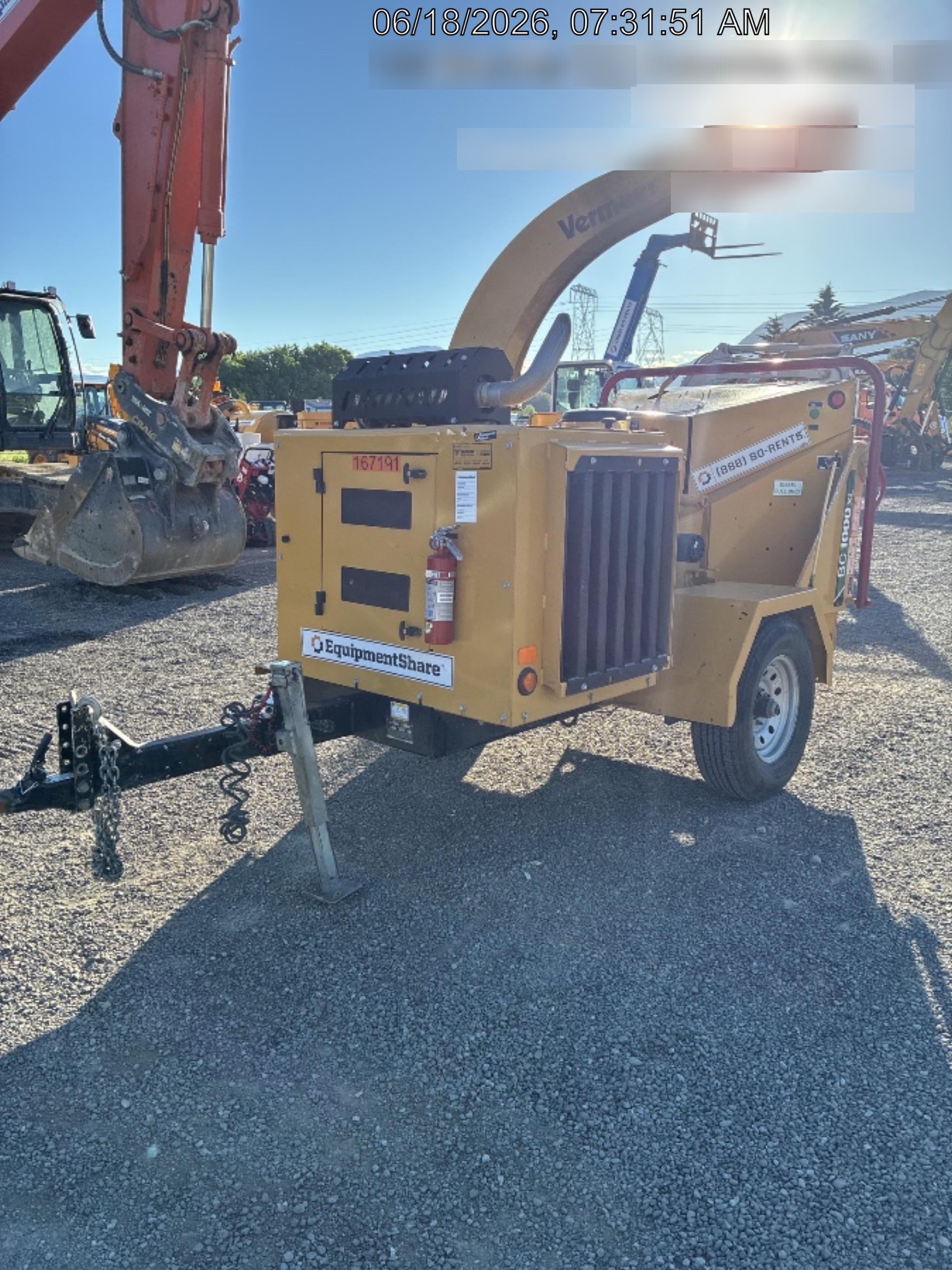 2021 VERMEER BC1000XL Diesel