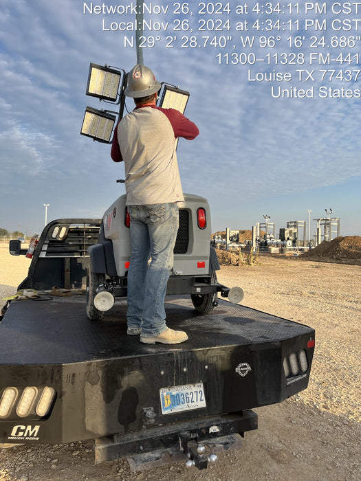 2024 Wacker Neuson LTT4 Diesel, Kohler KDW702, Deep Sea Controller, Auto Start, LED 320W, Bypass Outlet, T3