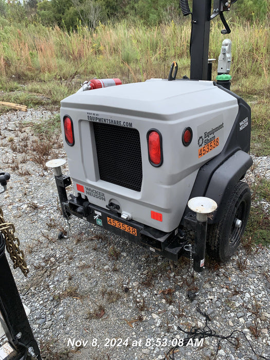 2024 Wacker Neuson LTT4 Diesel, Kohler KDW702, Deep Sea Controller, Auto Start, LED 320W, Bypass Outlet, T3