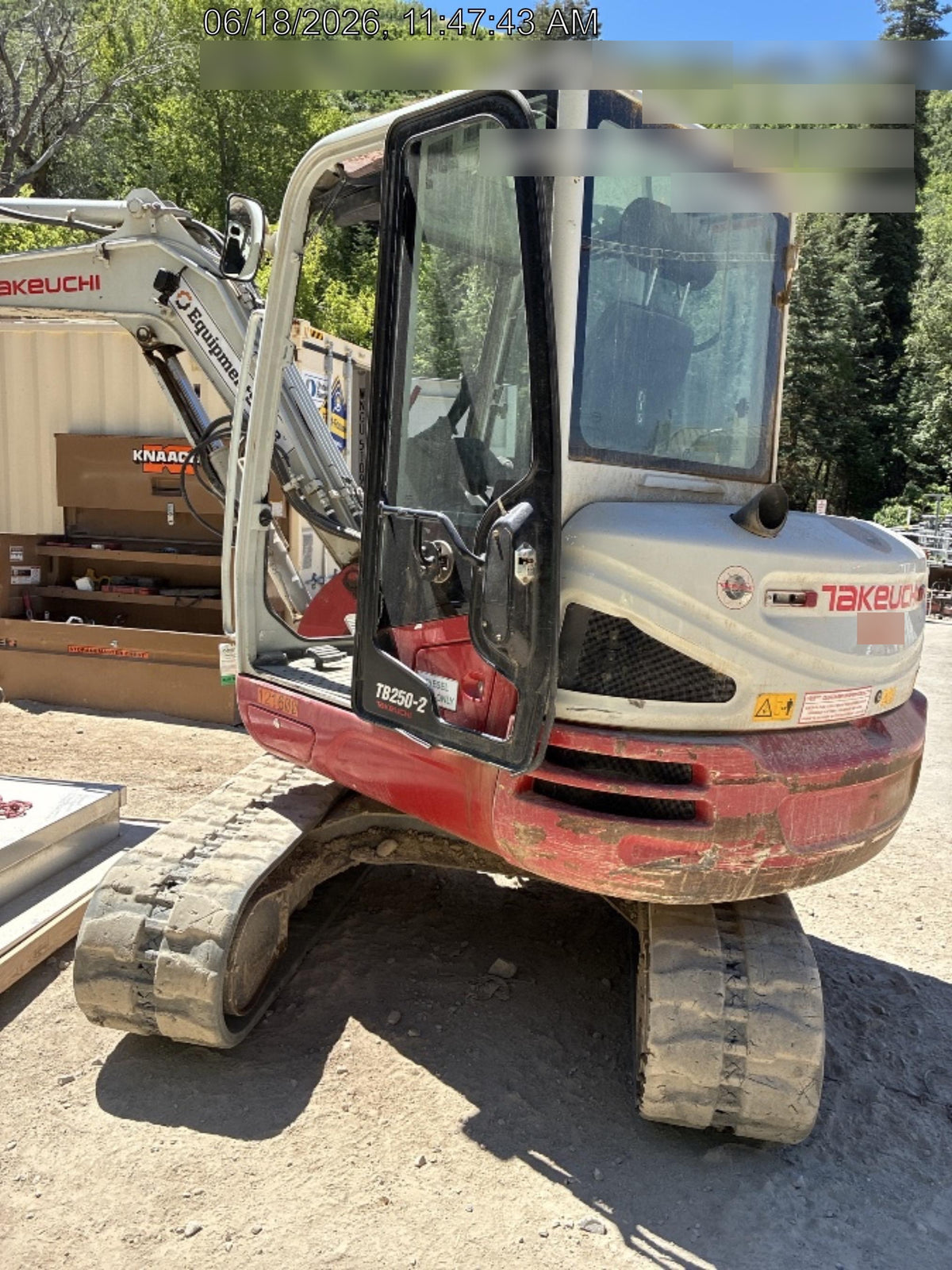2020 TAKEUCHI TB250-2C