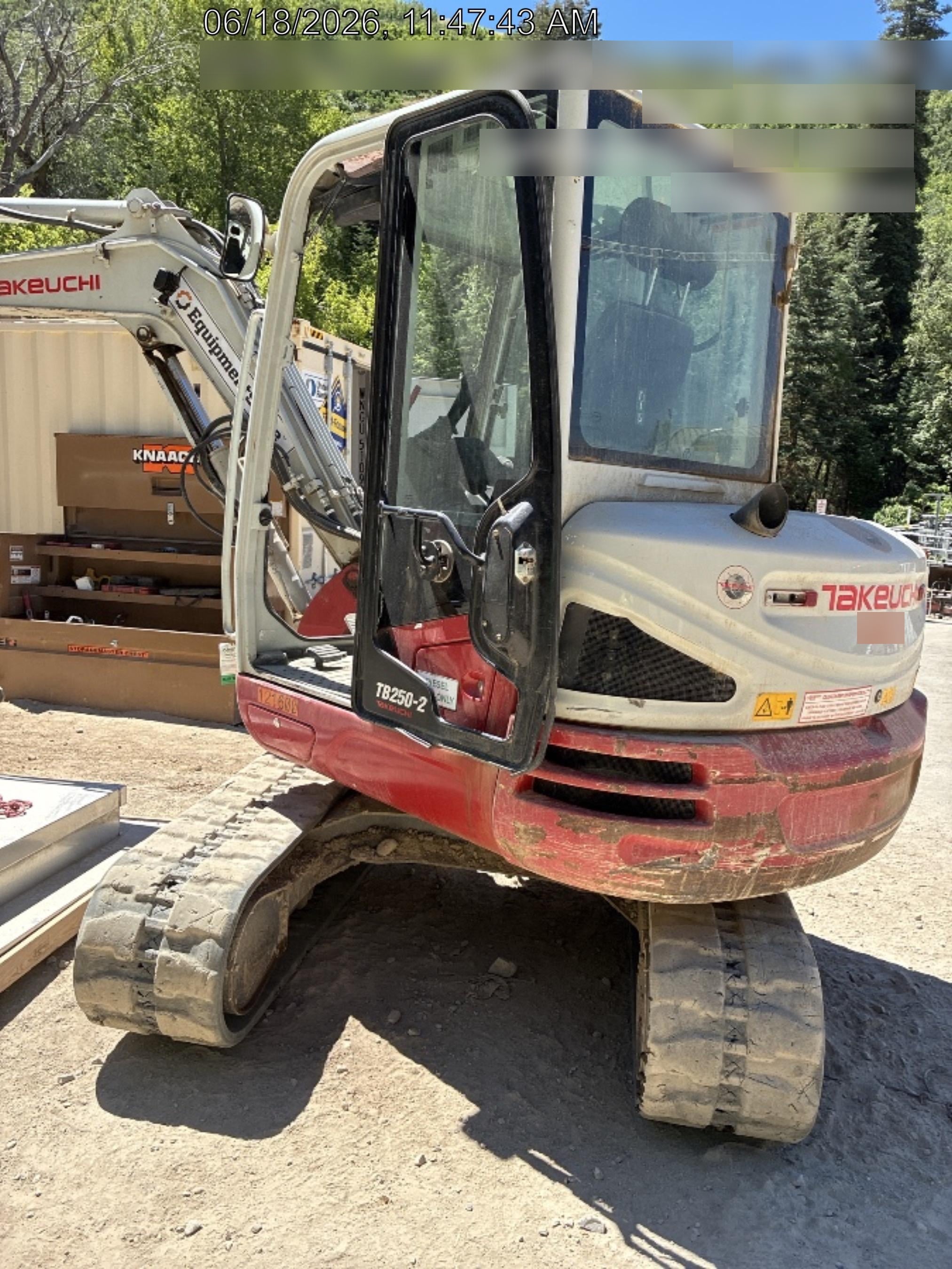 2020 TAKEUCHI TB250-2C
