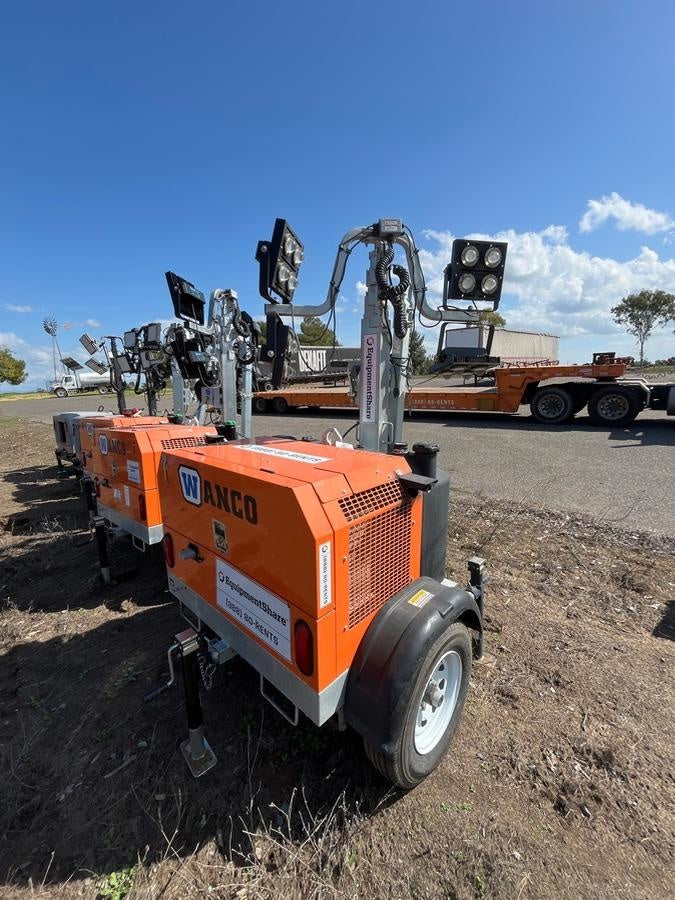 2024 Wanco WLTT-4MM4K Diesel, Deep Sea Controller, Shore Power Plug, Auto Start, (4) 350W LED Floodlights, 4kW Generator, 60 Gal Fuel Tank, 2" Ball, T3