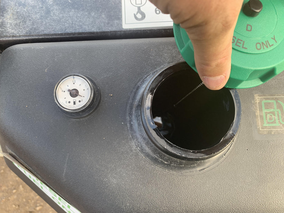 2022 Allmand NLV3GR (4) LED Light Fixture 350W, 23' Vertical Mast, 3kW Prime, Towable, Deep Sea L401, Leveling Jacks, Yanmar T4F 5.8hp