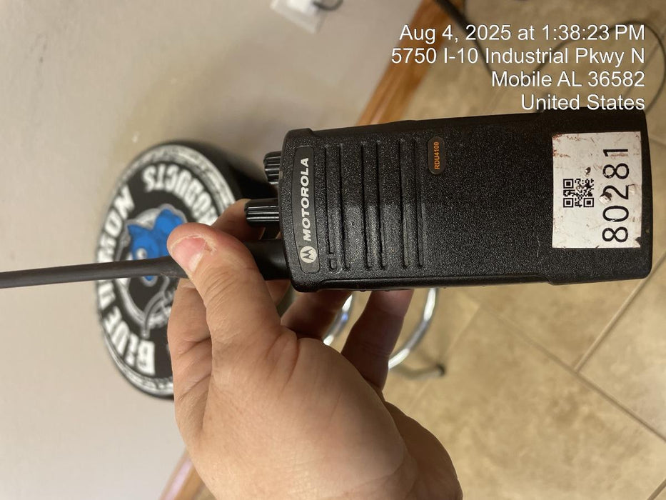 2020 MOTOROLA RDU4100