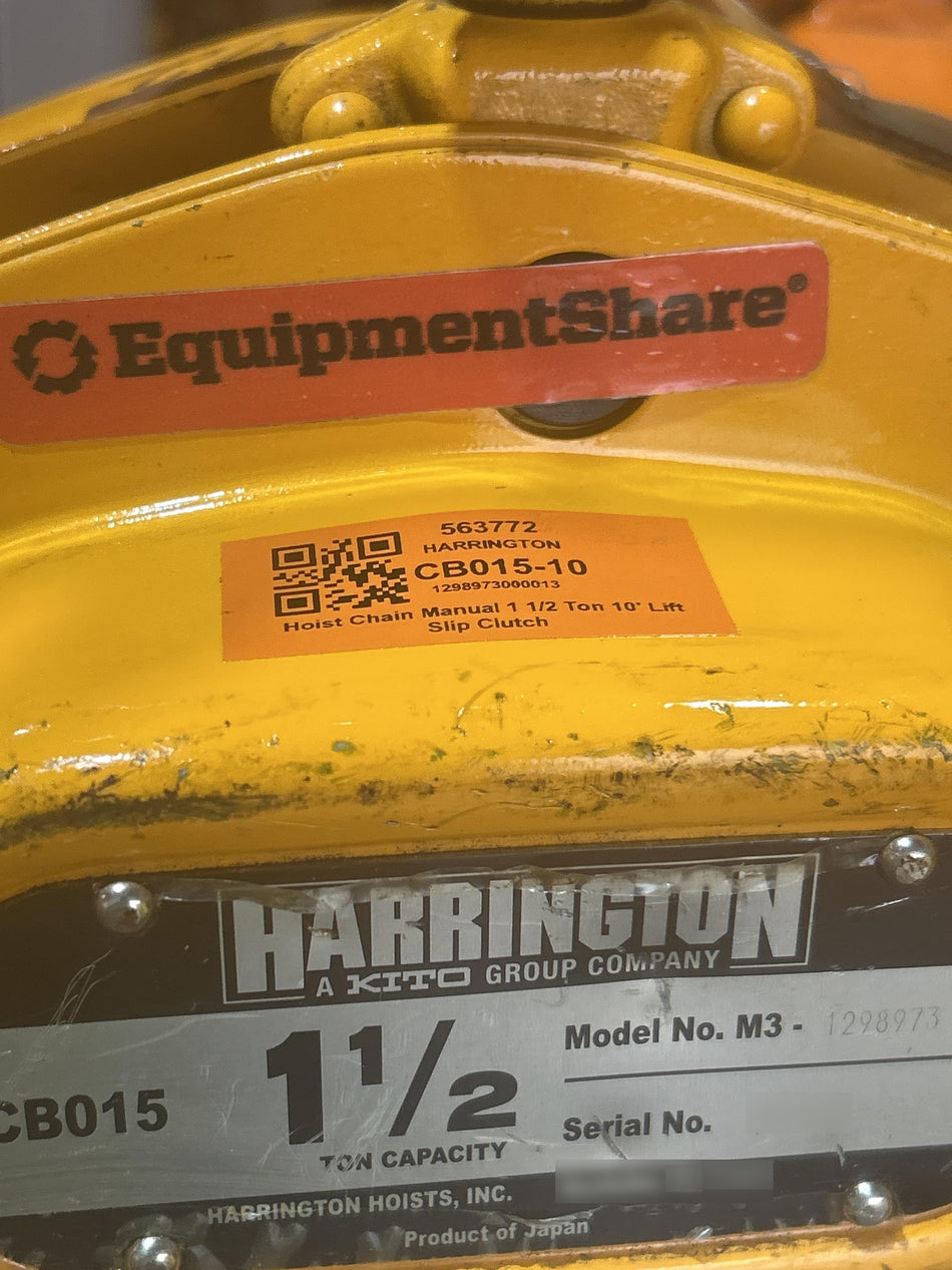 2025 HARRINGTON CB015-10