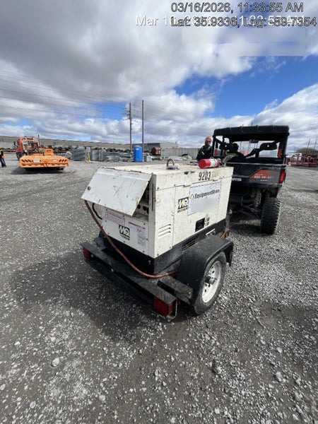 2018 Multiquip DLW300ESA1 Multiquip DLW300ESA1 300 Amp Welder w/Trailer, 100' of Lead, 50' of Ground, Wired Remotes