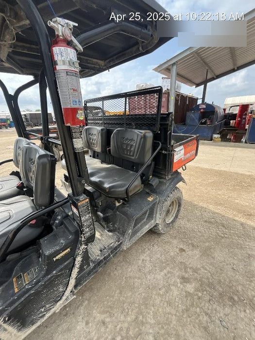 Kubota RTV-X1140W-H 4wd Utility Cart, 4 Seat, Diesel, LED Strobe, Windshield Tempered Glass, Plastic Canopy, Wire Harness Kit, Backup Alarm